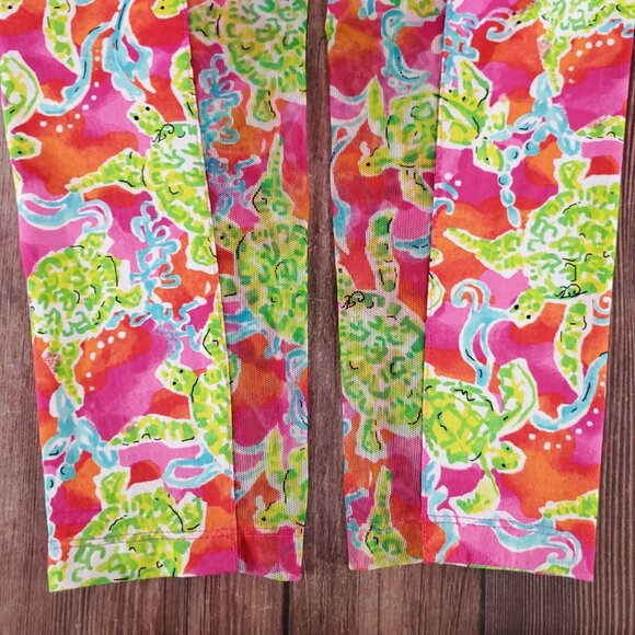 IBKUL Rolling Rock Club Womens XL Turtles at Sea Hot Pink 1/4 Zip Golf Pullover - Picture 11 of 15